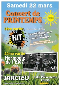 Affiche Concert de printemps